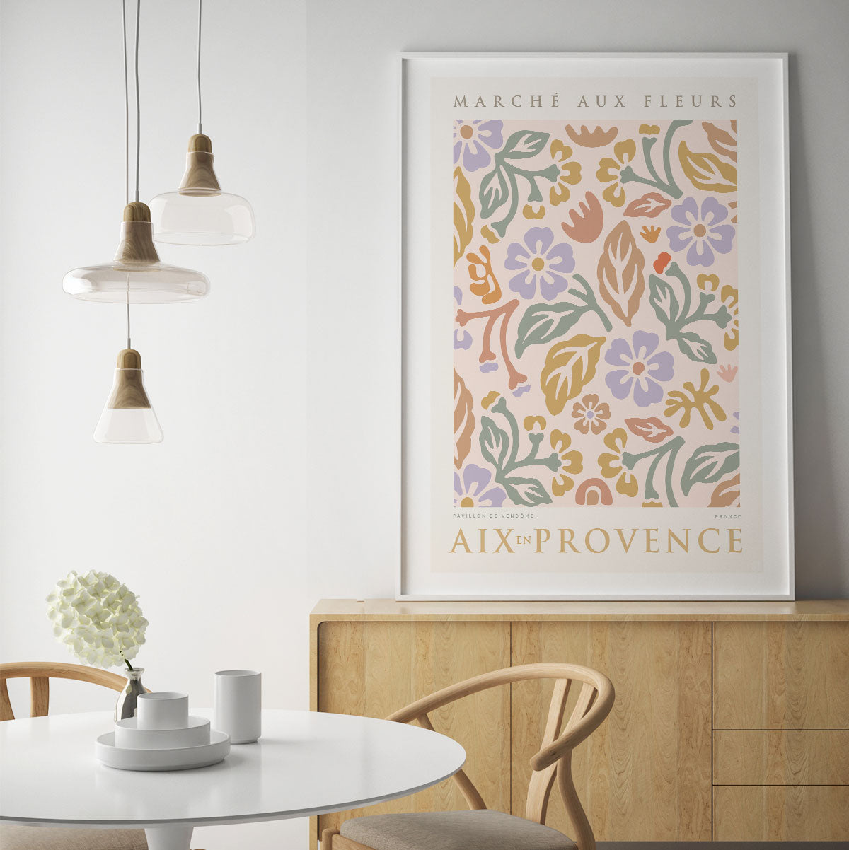 Aix en Provence retro poster from Places We Luv