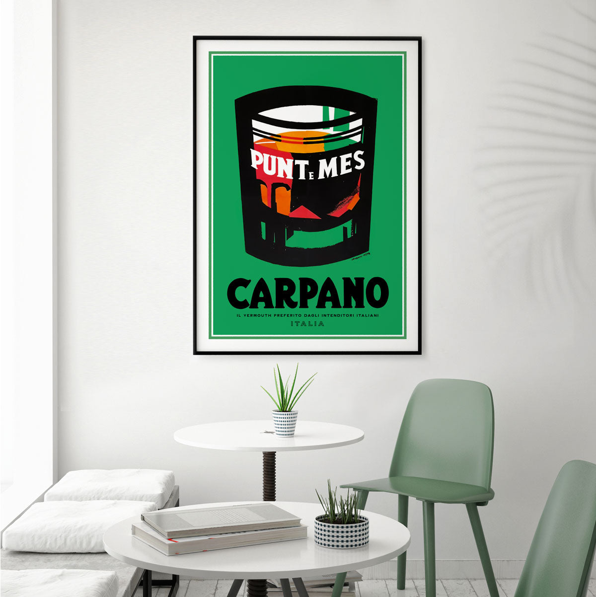 Carpano Vermouth Italian retro vintage poster from Places We Luv