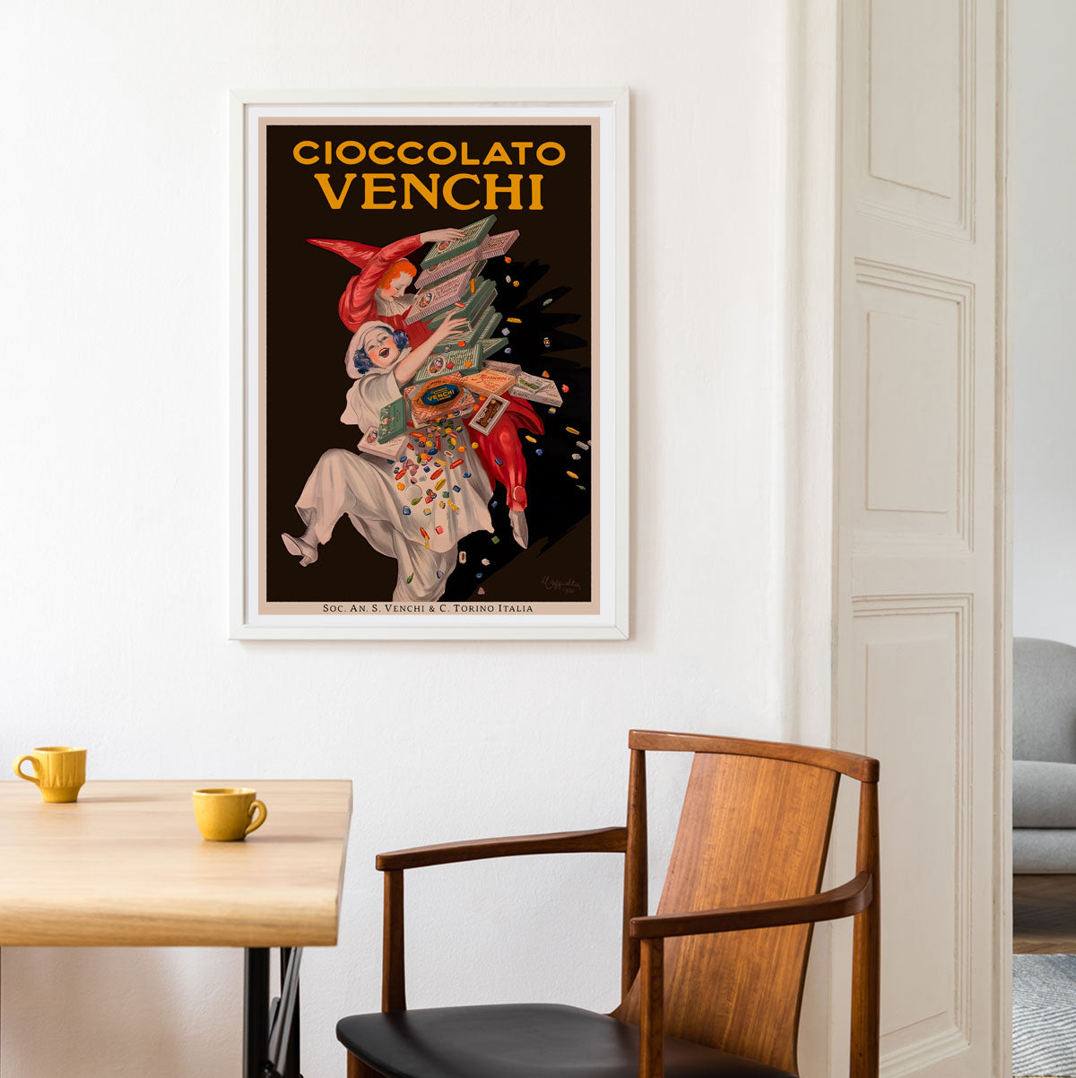 Vintage retro Cioccolato Venchi Italy print from Places We Luv