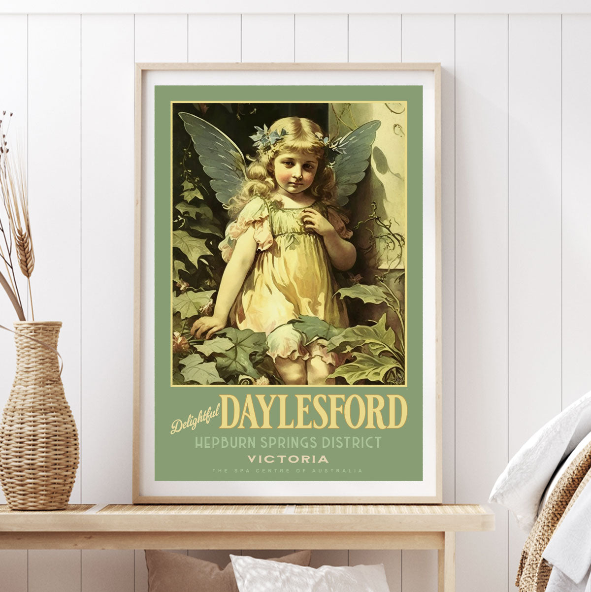 Daylesford Victoria retro vintage poster from Places We Luv