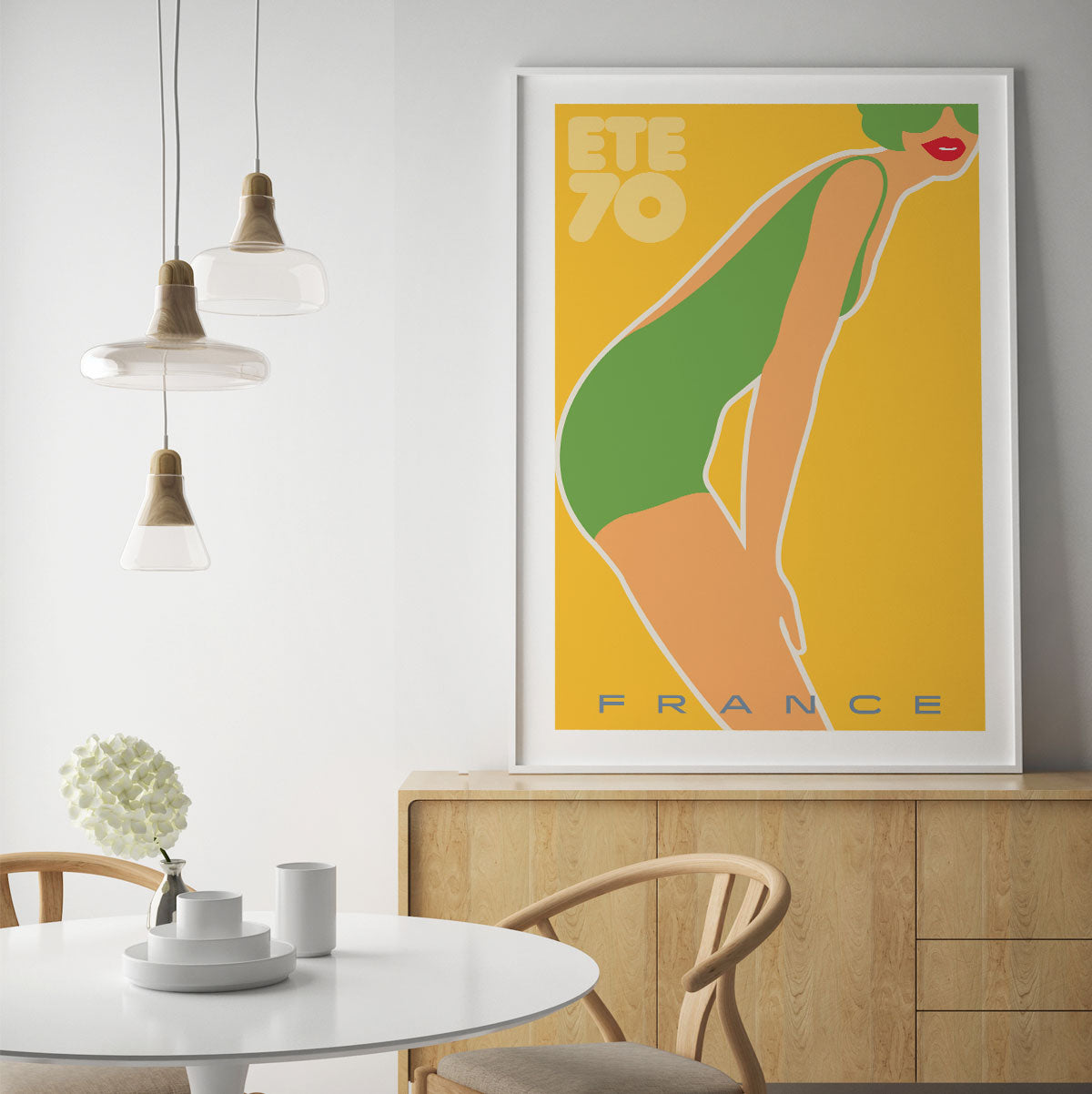 French vintage retro advertising poster from Places We Luv