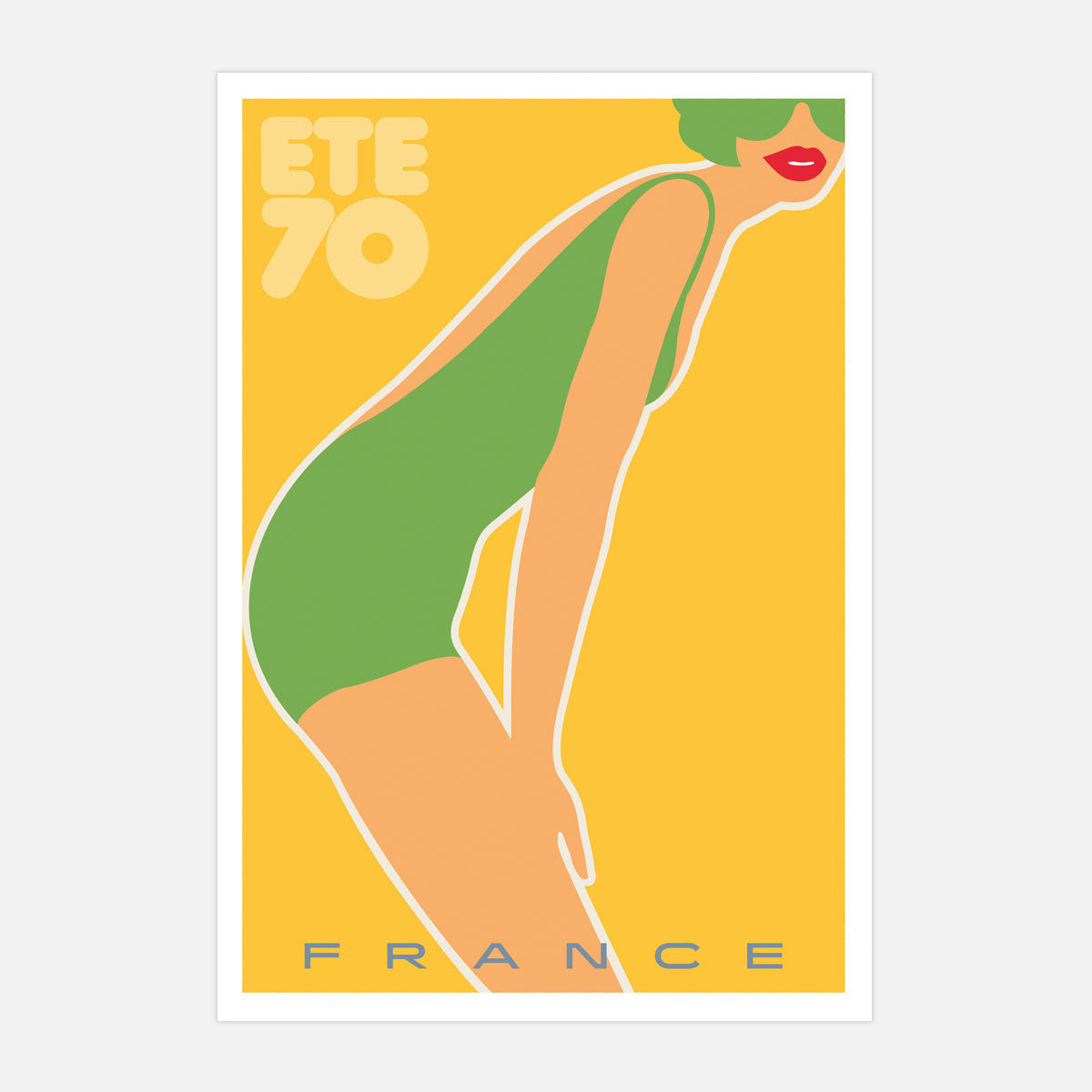 French vintage retro print poster from Places We Luv