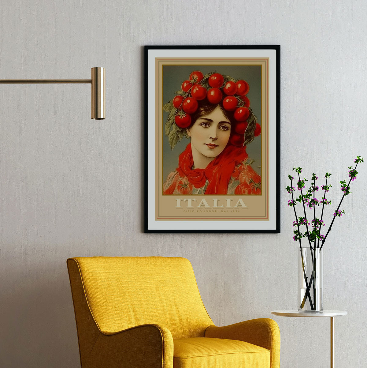 Tom girl Italy retro vintage print from Places We Luv