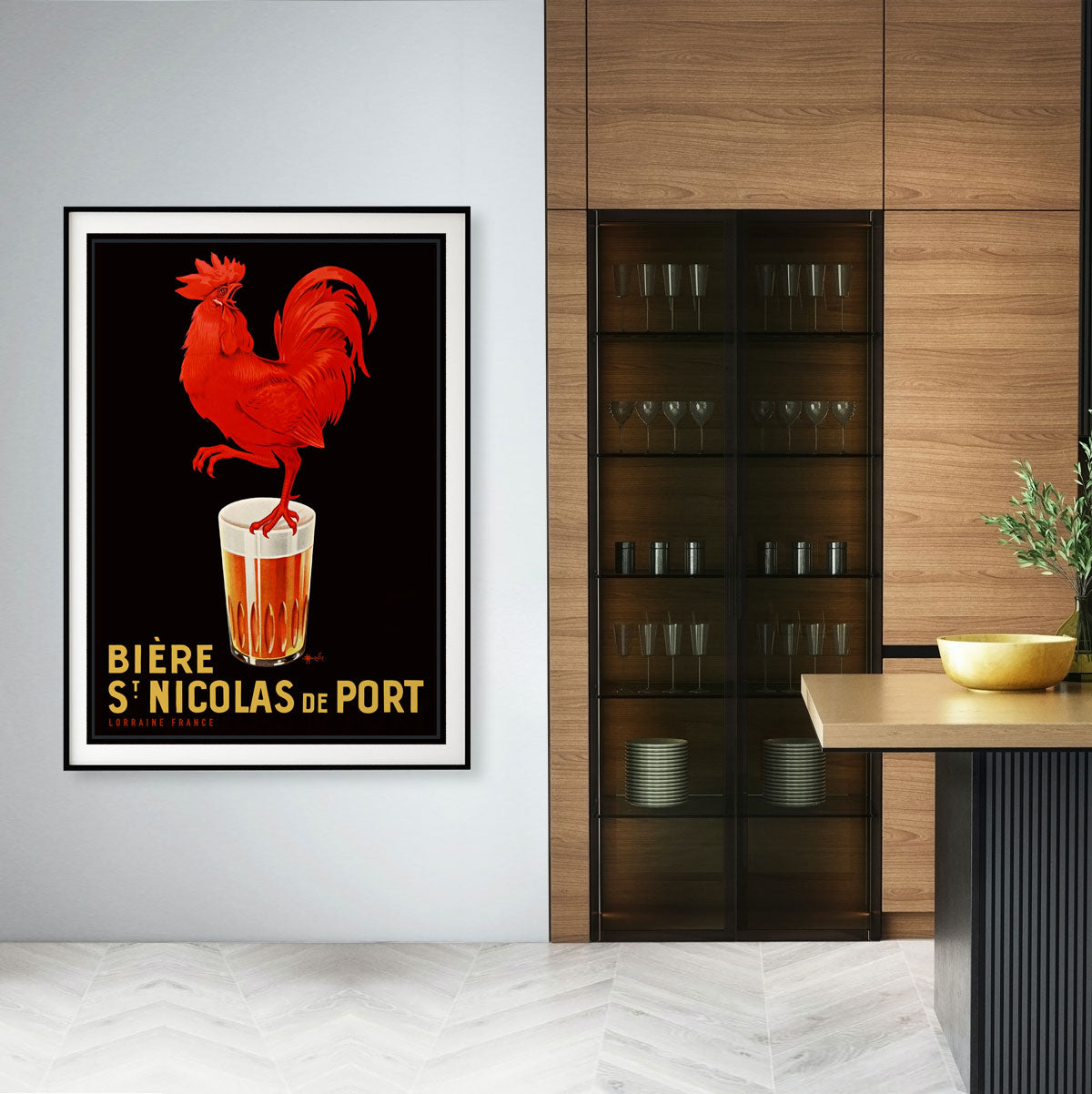 French Biere retro vintage poster from Places We Luv