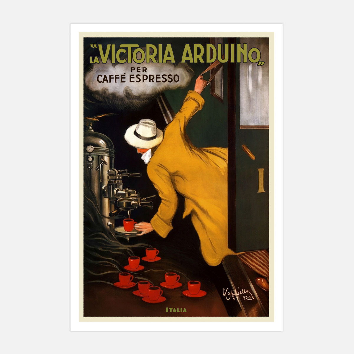 Victoria Arduino espresso retro vintage poster print from Places We Luv