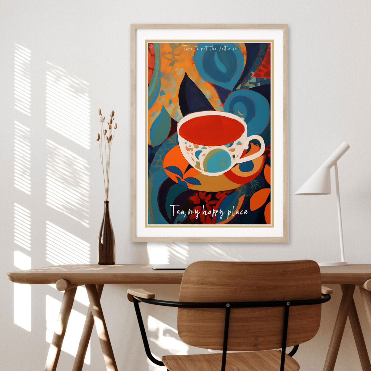 English Tea retro vintage print from Places We Luv