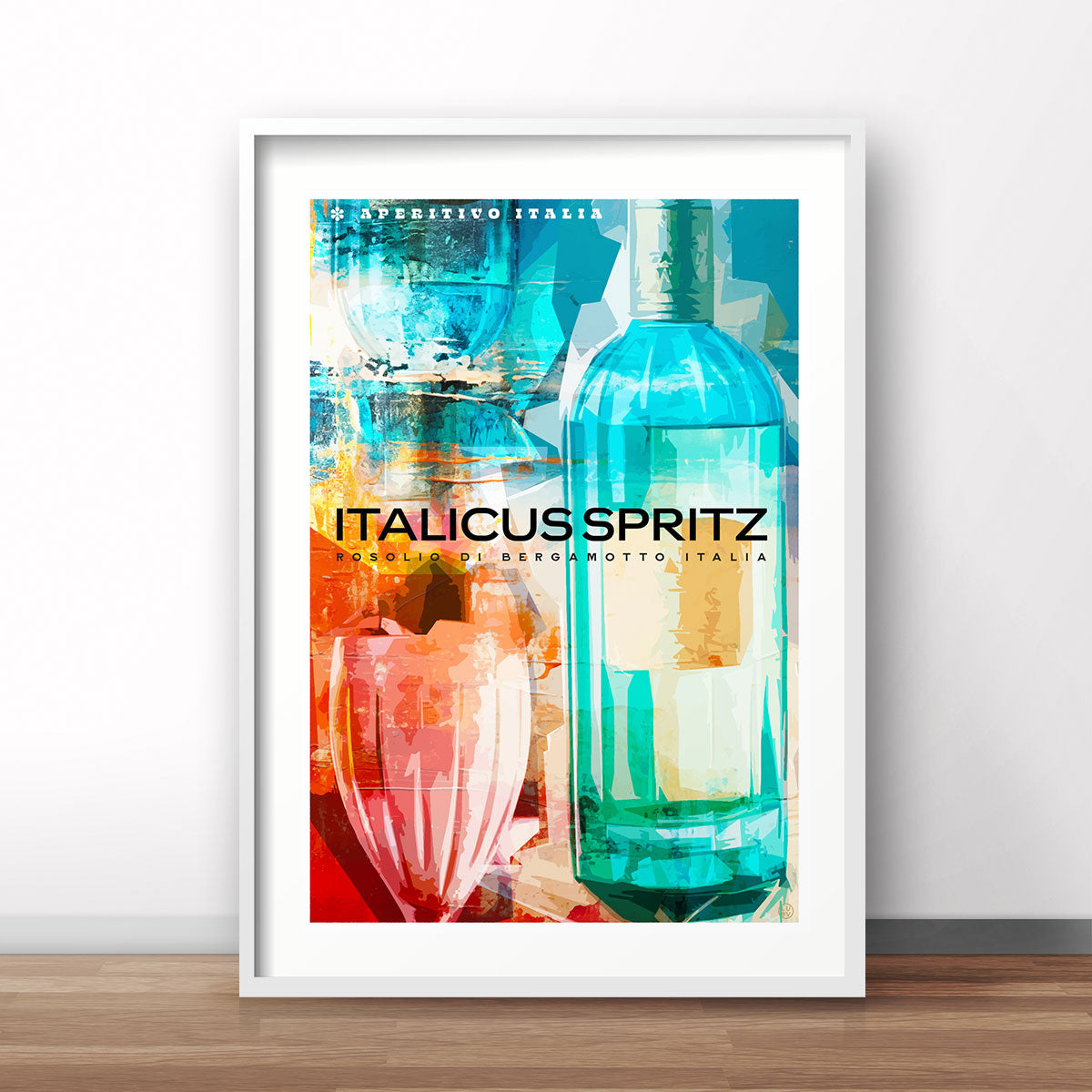 Italicus Spritz retro vintage poster print from Places We Luv