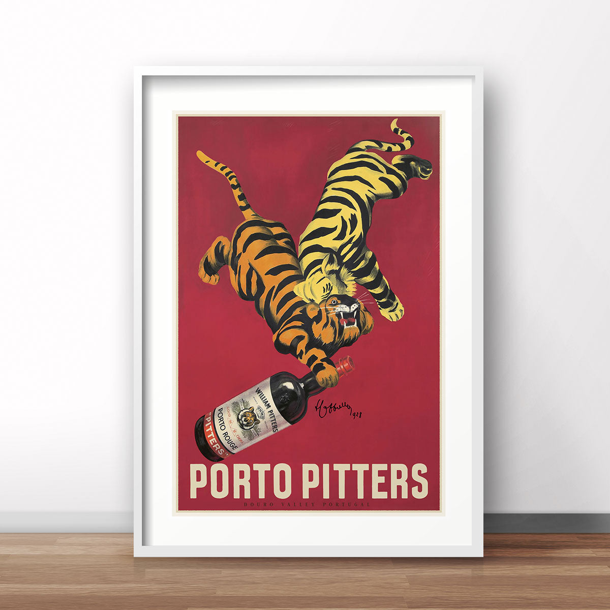 Porto Pitters Portugal retro vintage poster print from Places We Luv