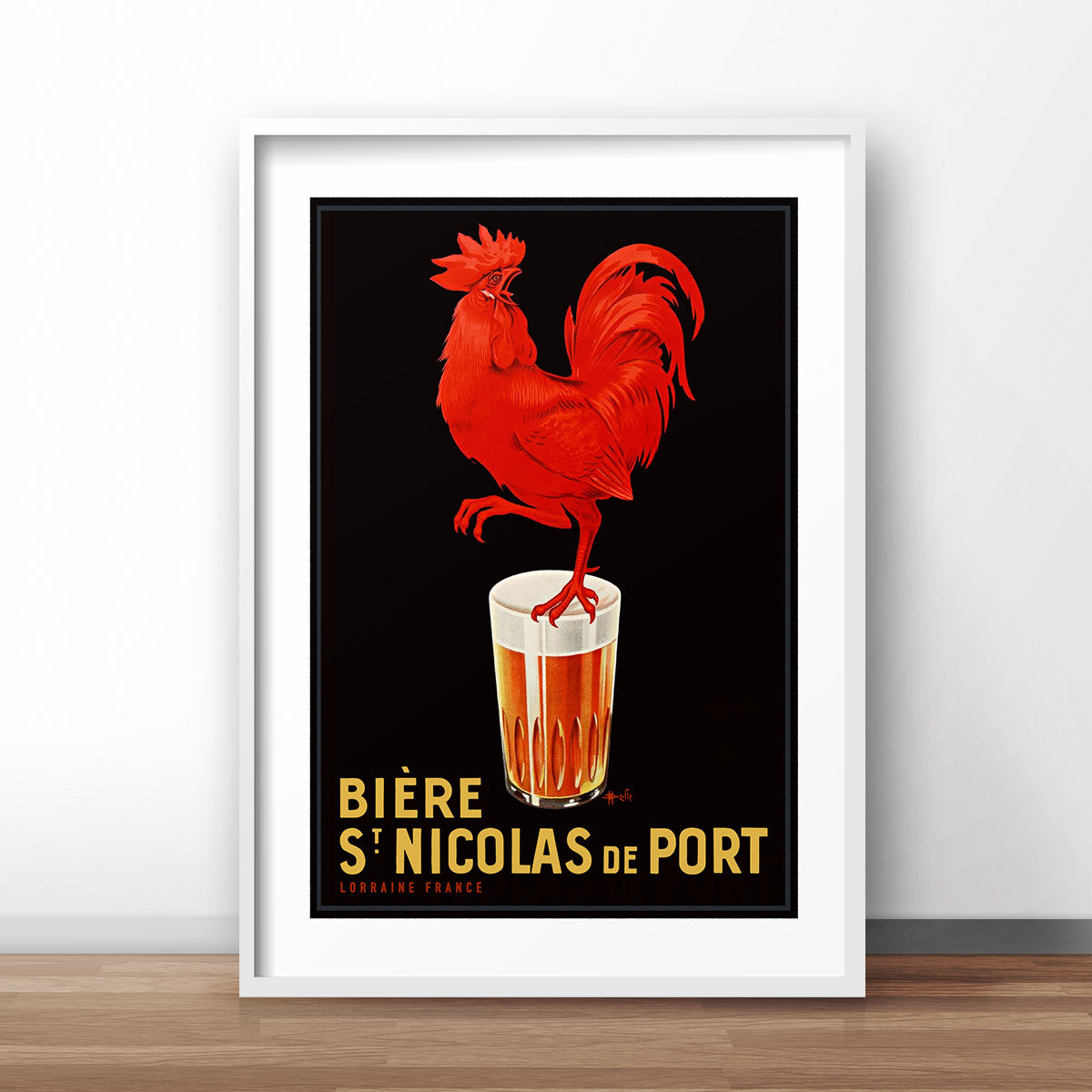 French Biere retro vintage poster print from Places We Luv