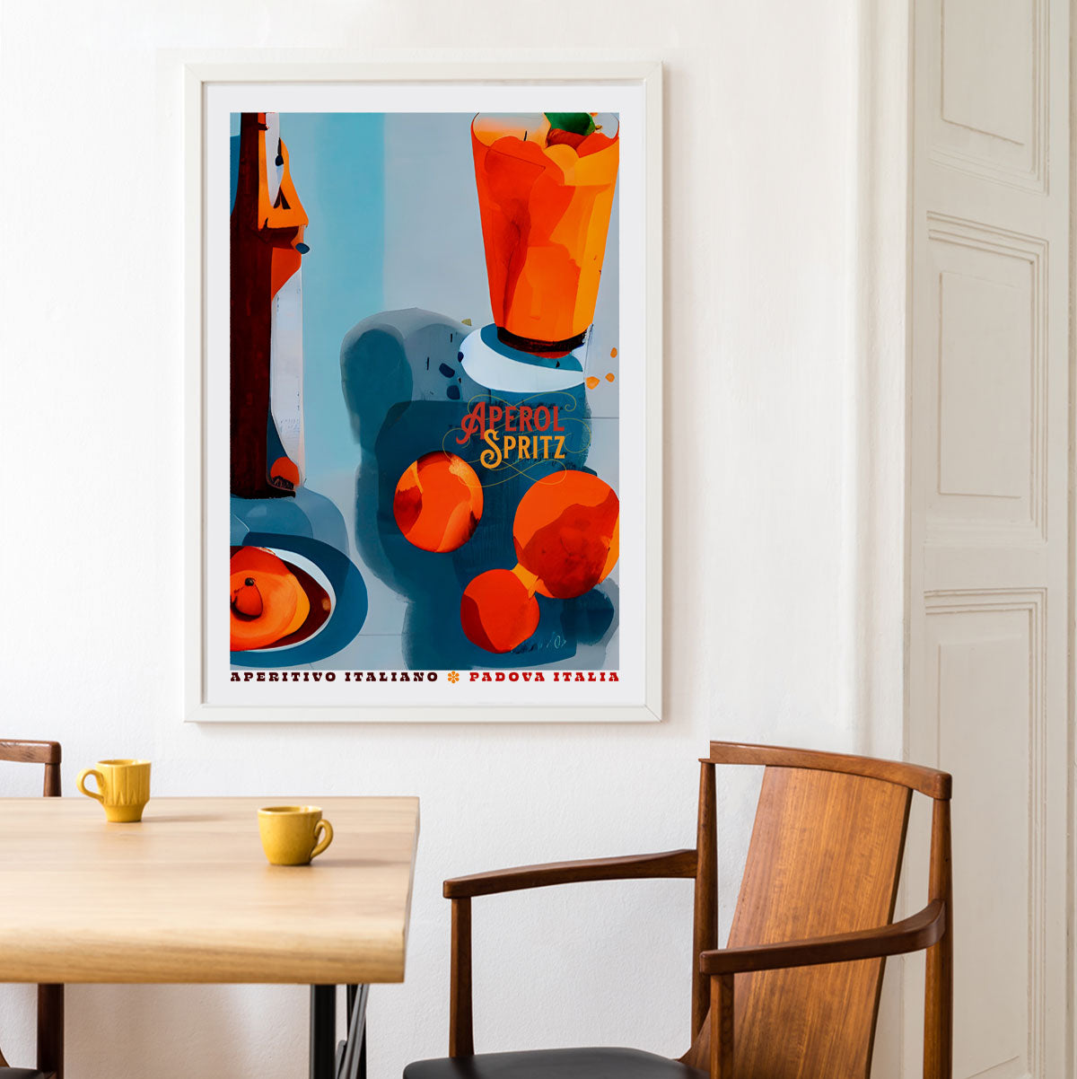 Aperol Spritz Italy retro vintage poster print from Places We Luv