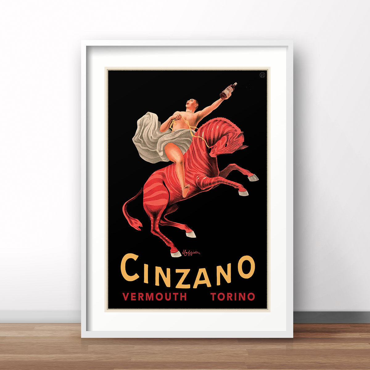 Cinzano Vermouth vintage advertising poster print from Places We Luv