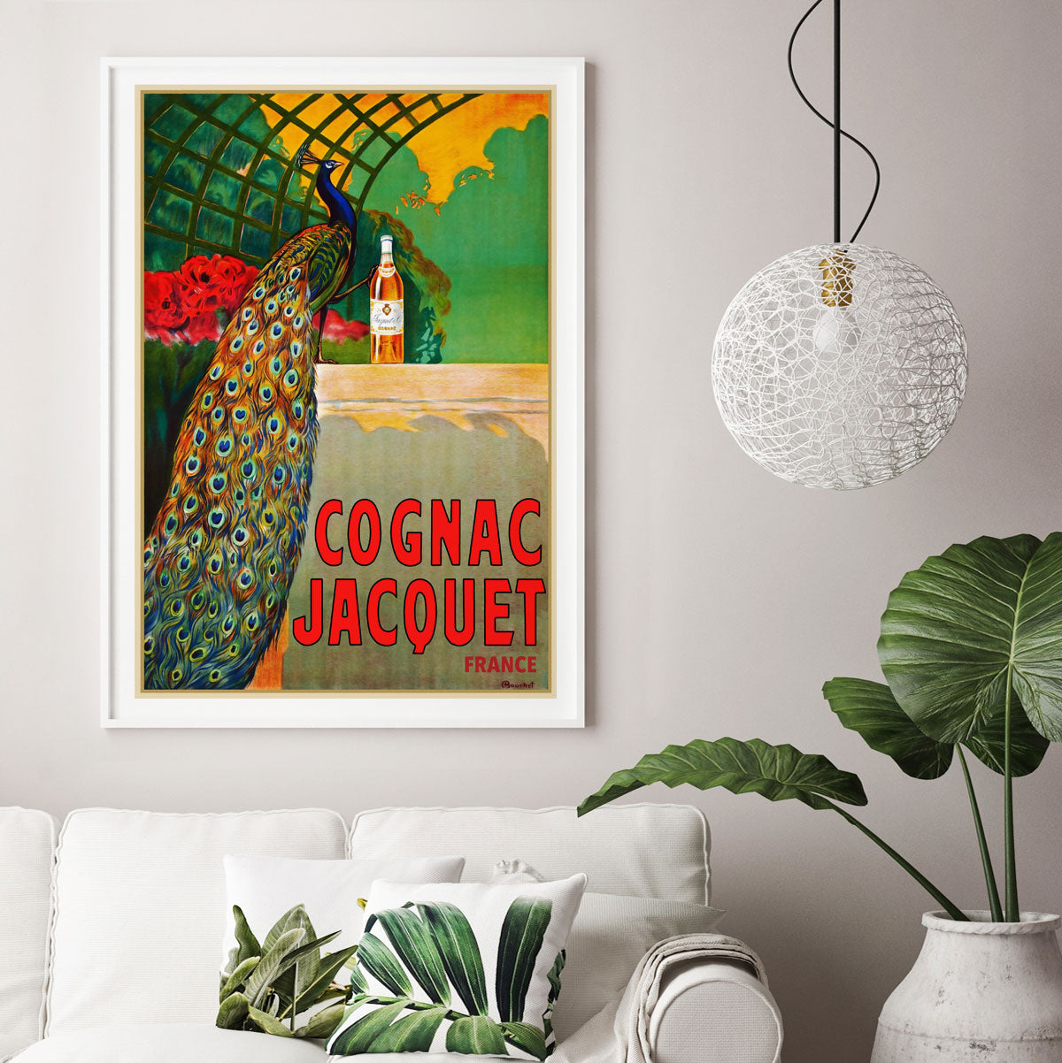 Cognac Jacquet France vintage poster
