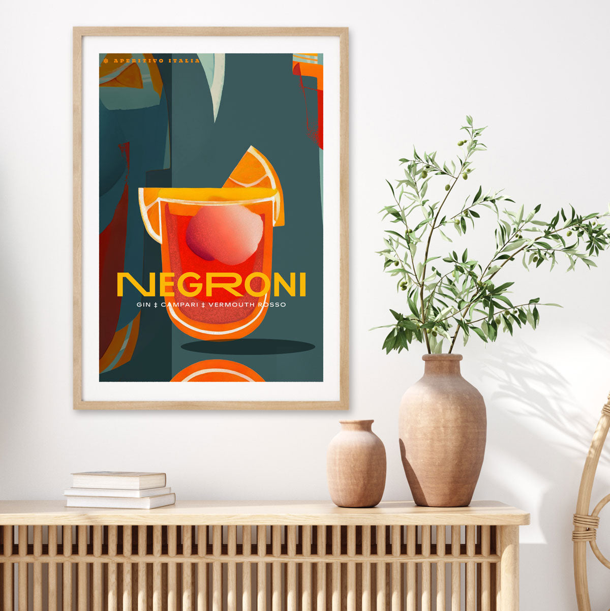 Negroni Italy vintage retro print from Places We Luv