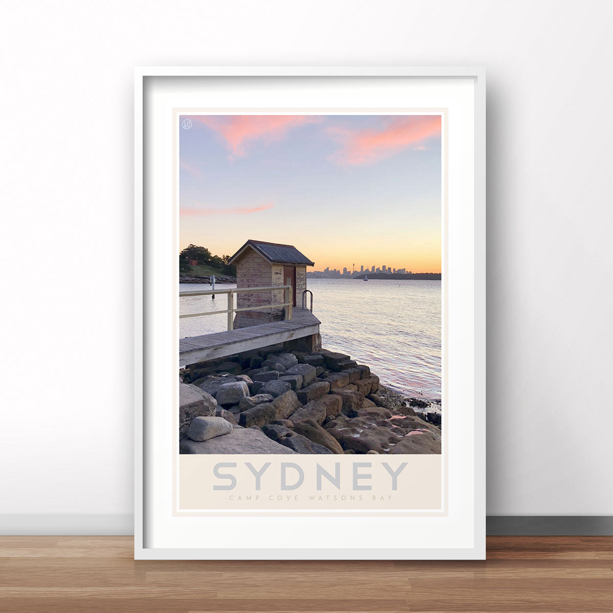 Sydney vintage travel style print by places we luv