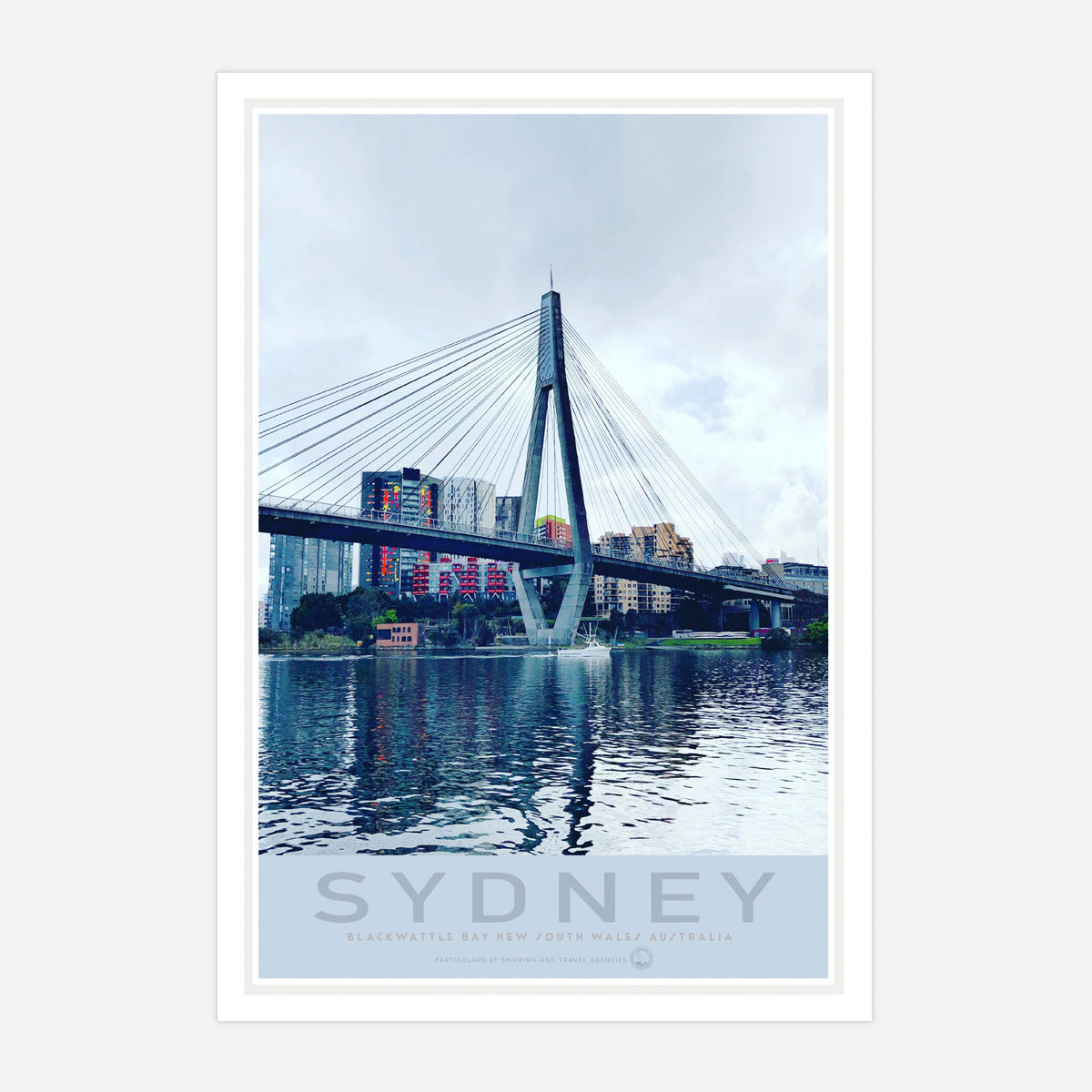 Sydney Australia vintage retro poster from Places We Luv