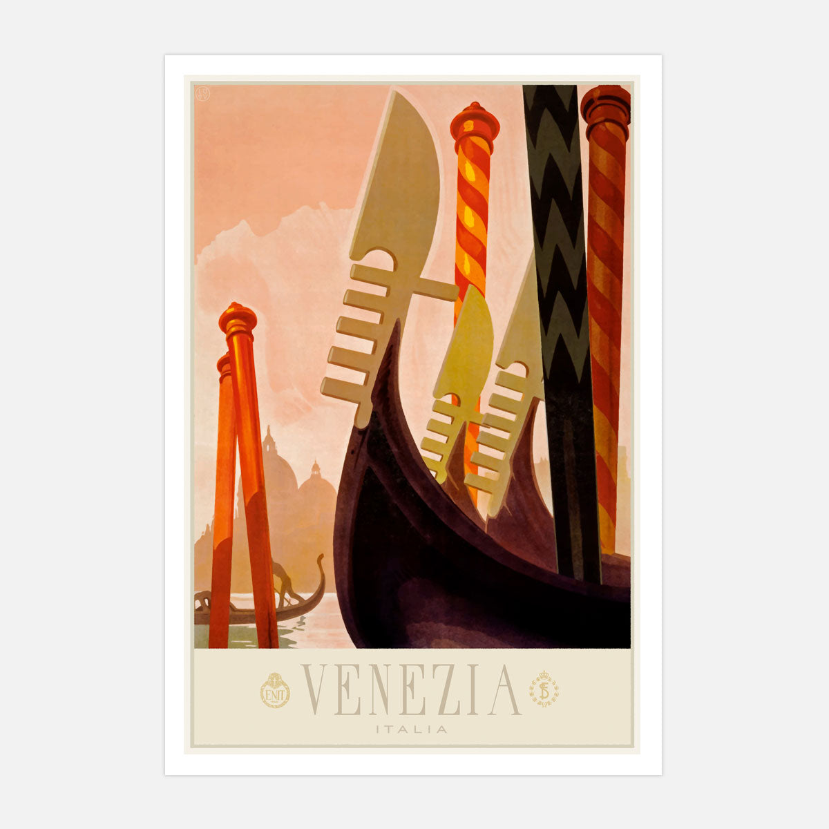 Venice Italy retro vintage print from Places We Luv