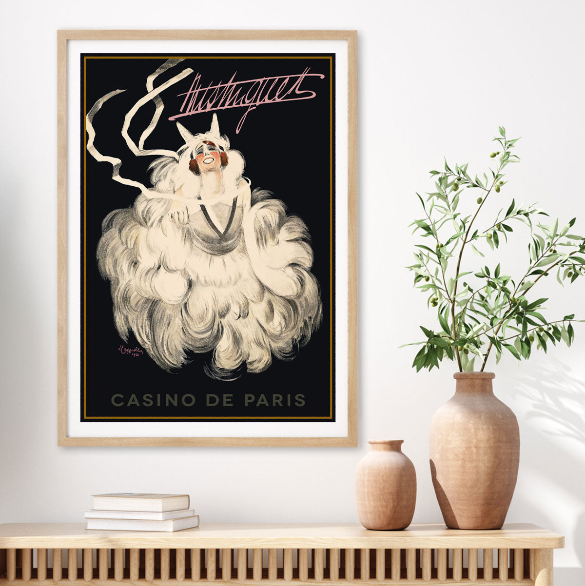 Casino de Paris retro vintage advertising poster from Places We Luv