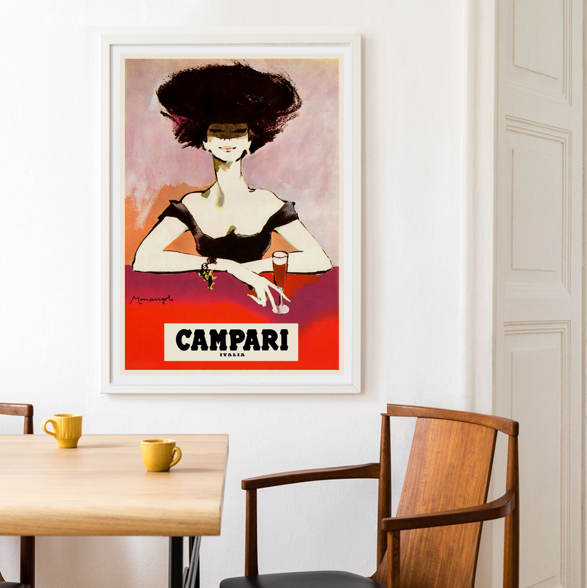 Campari Italy vintage retro poster print from Places We Luv