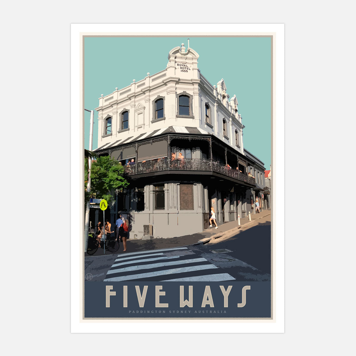 Paddington Five Ways Print