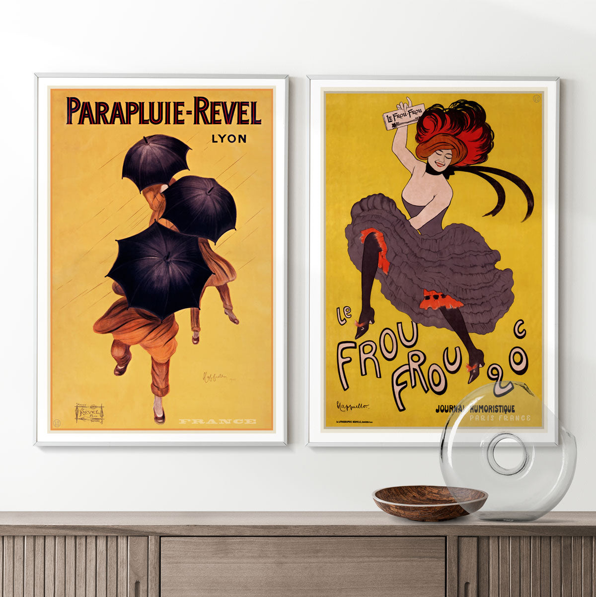 Parapluie Revel, French advertising poster framed from Places We Luv