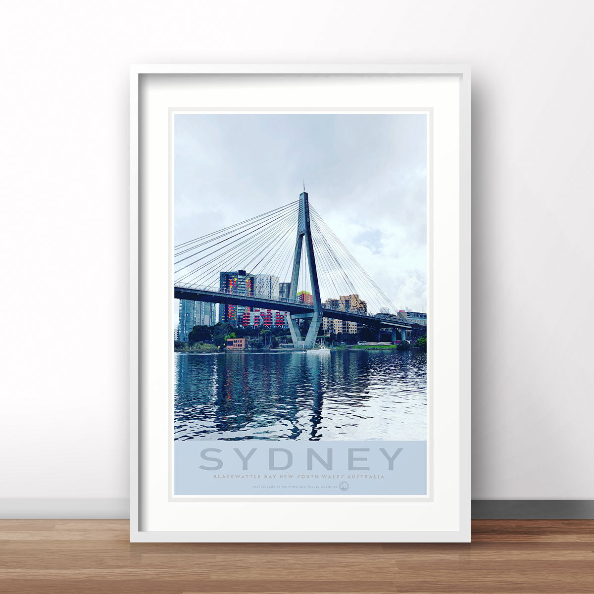 Sydney Australia vintage retro poster print from Places We Luv