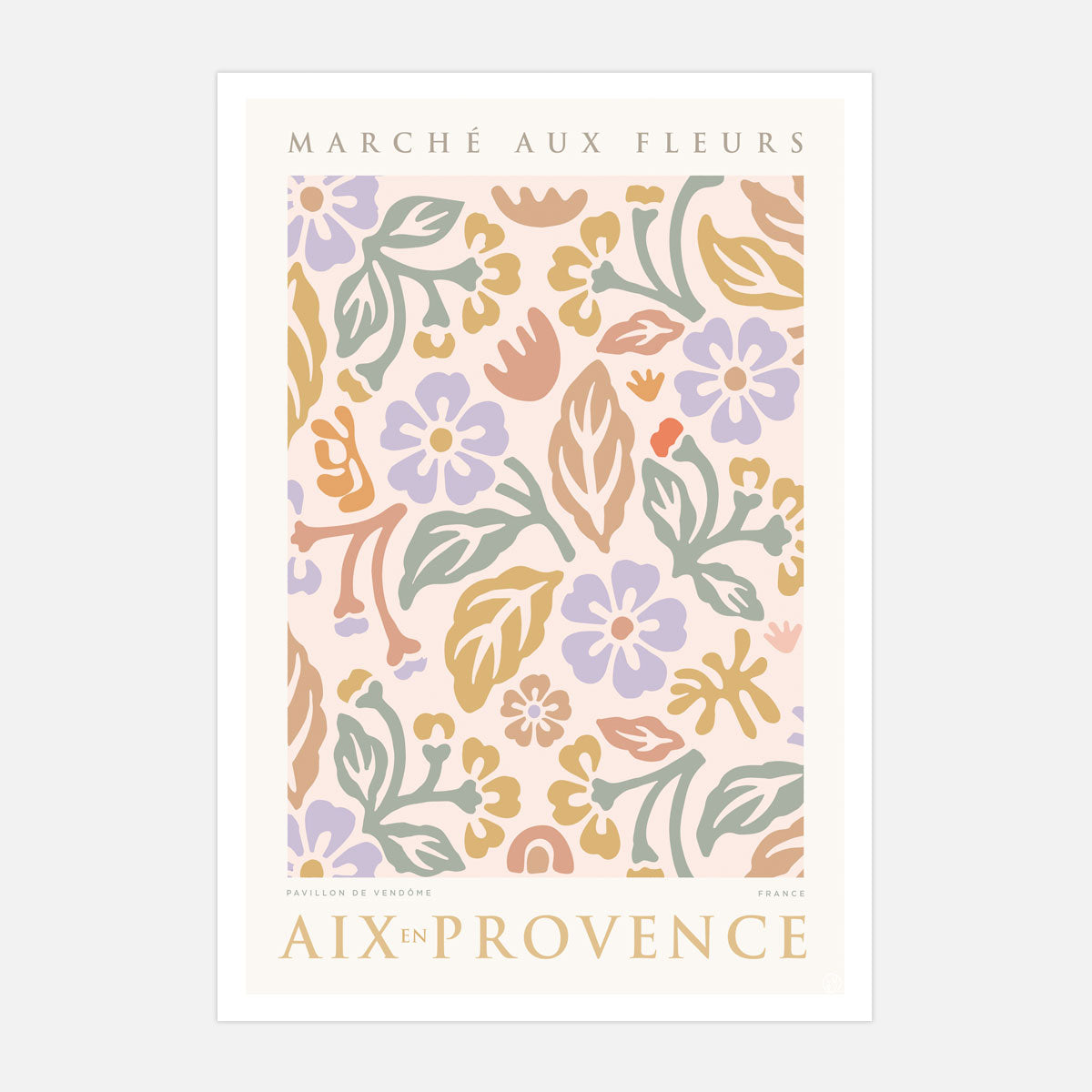 Aix en Provence retro print from Places We Luv