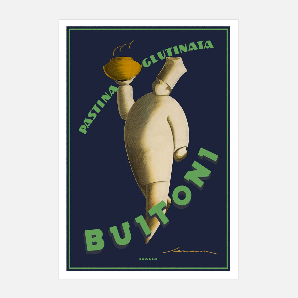 Buitoni Italy retro vintage advertising print from Places We Luv