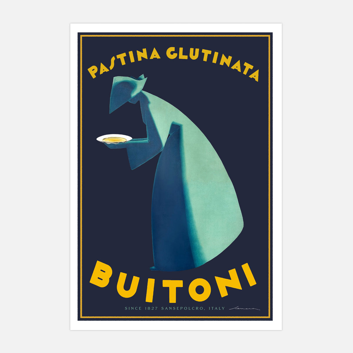 Buitoni Pasta Italy retro vintage print from Places We Luv