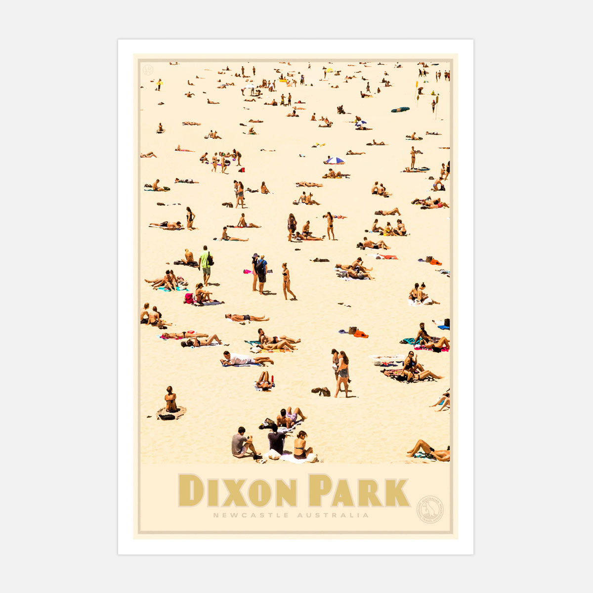 Dixon Park Newcastle retro vintage print from Places We Luv