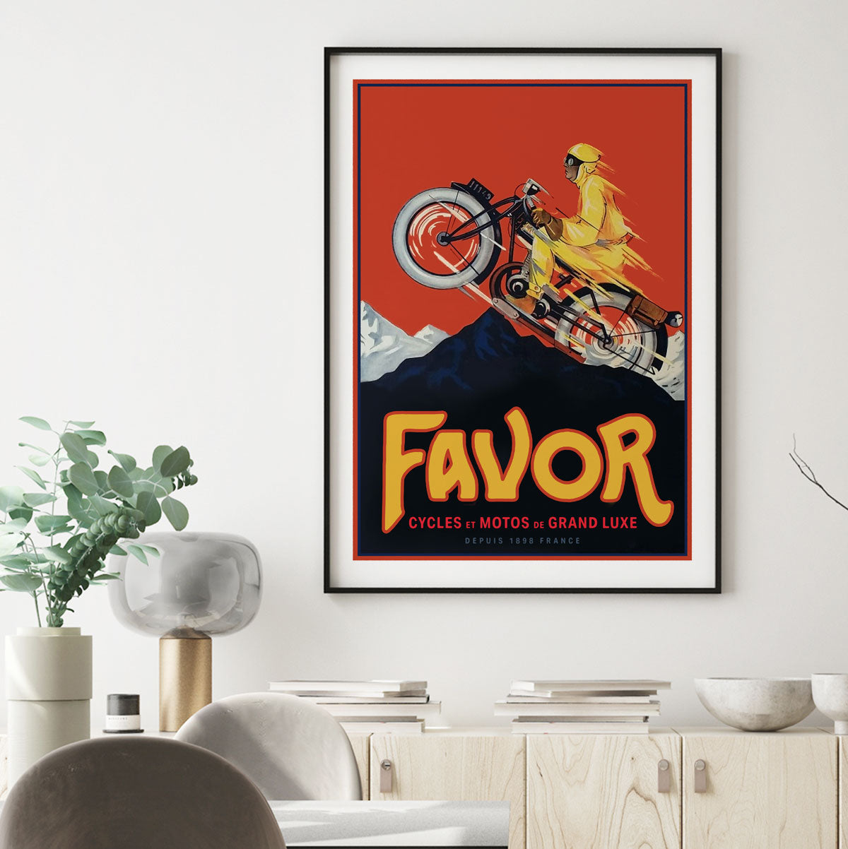 Favor France retro vintage poster from Places We Luv