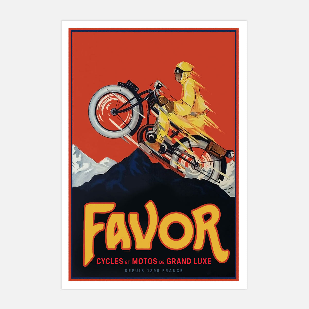 Favor France retro vintage print from Places We Luv