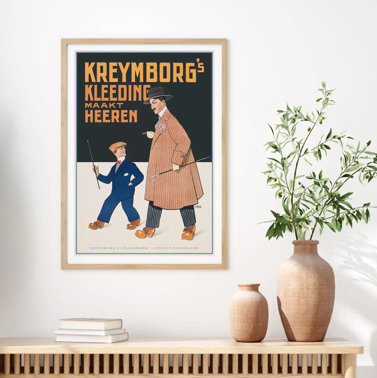 Kreymborg Utrecht Netherlands retro vintage poster from Places We Luv