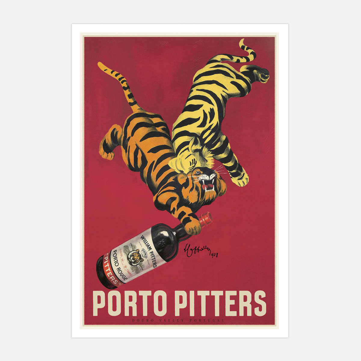 Porto Pitters Portugal retro vintage poster from Places We Luv