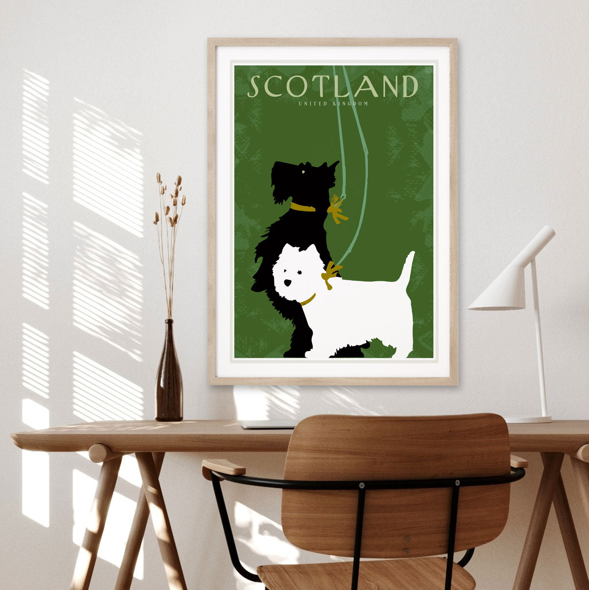 Scotland retro vintage travel print from Places We Luv