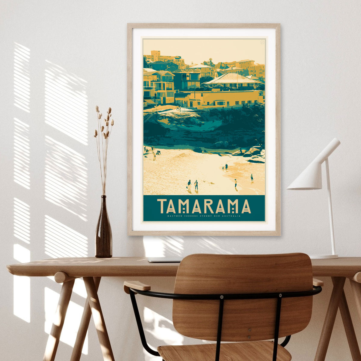 Tamarama Beach Sydney vintage retro poster from Places We Luv