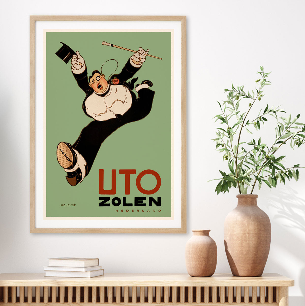 Uto Zolen The Netherlands retro vintage poster from Places We Luv