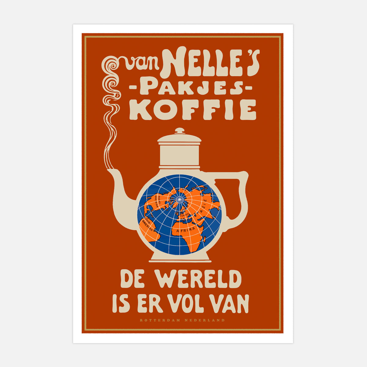 Van Nelles Coffee Netherlands retro vintage print from Places We Luv
