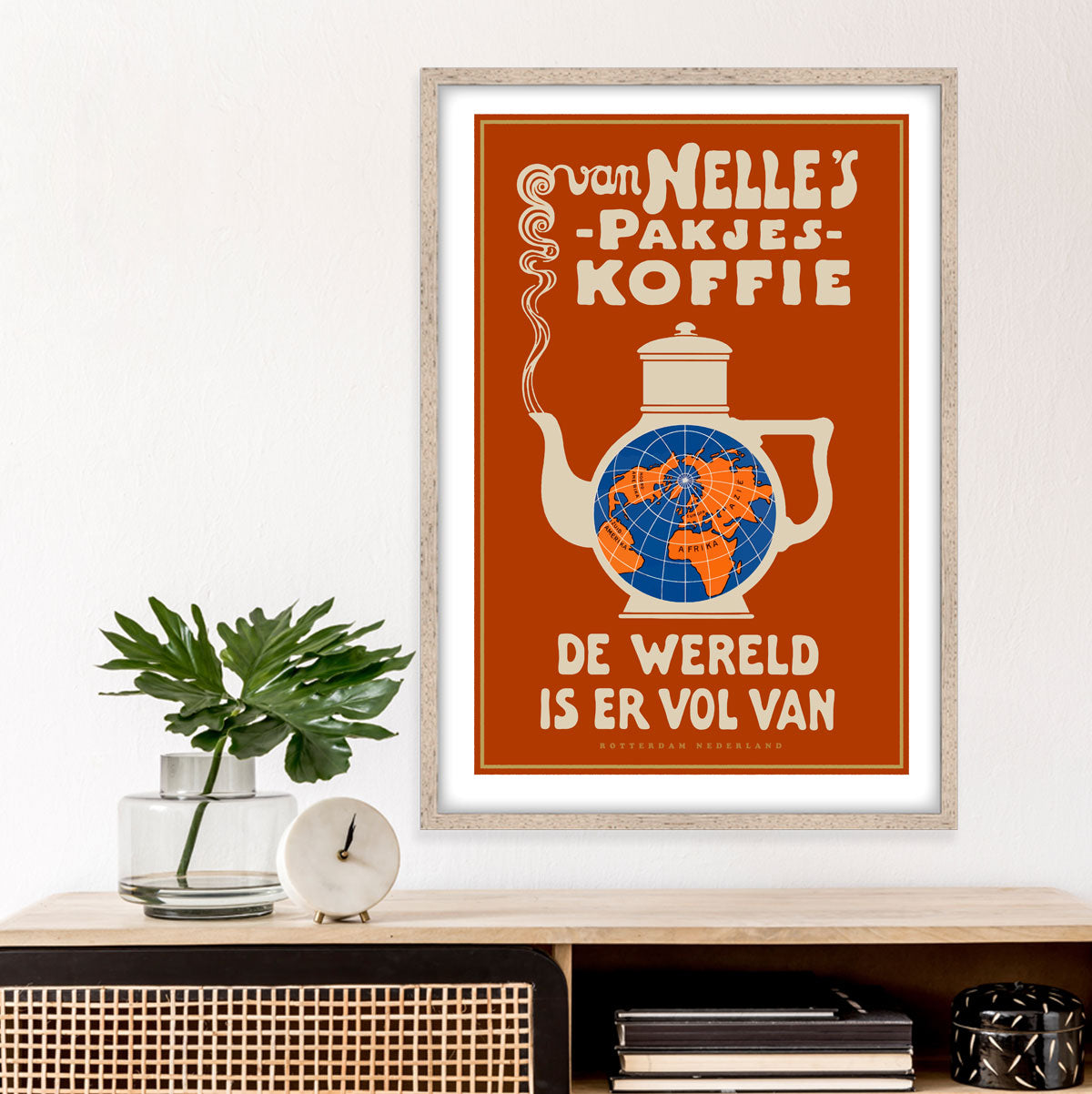 Van Nelles Coffee The Netherlands retro vintage poster from Places We Luv