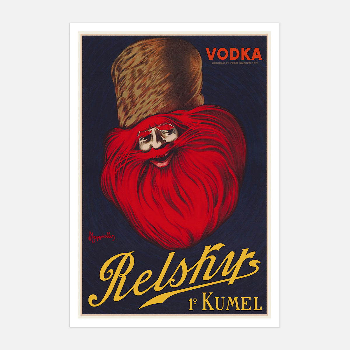 Relskys Vodka retro vintage poster from Places We Luv