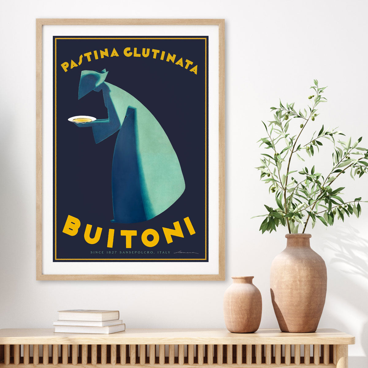 Buitoni Pasta Italy retro vintage poster from Places We Luv