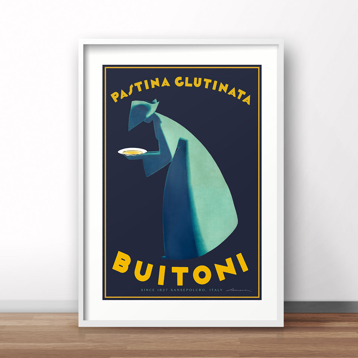 Buitoni Pasta Italy retro vintage poster print from Places We Luv