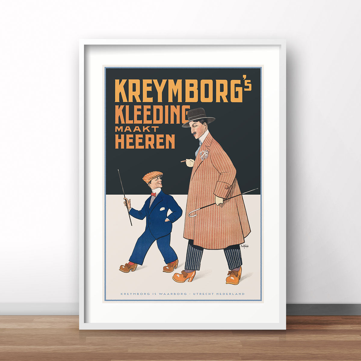 Kreymborg Utrecht Netherlands retro vintage poster print from Places We Luv