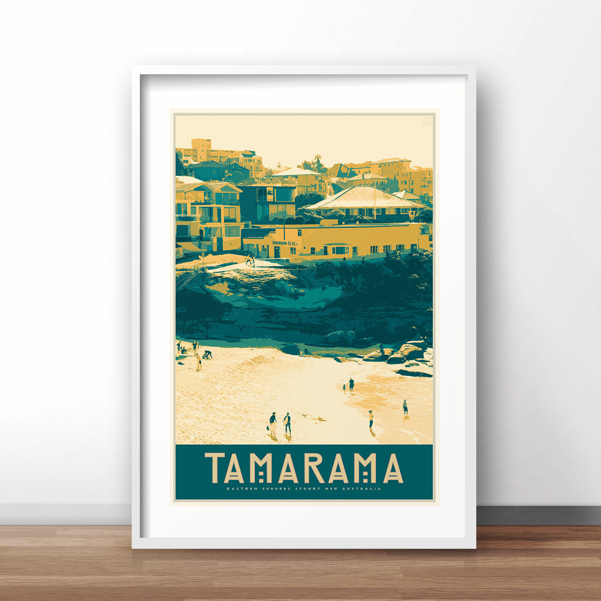 Tamarama Beach Sydney vintage retro poster print from Places We Luv