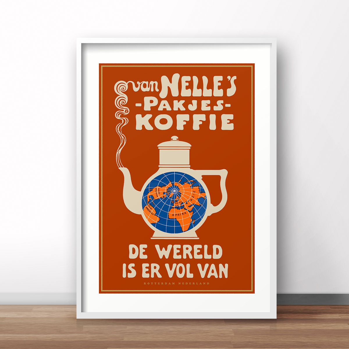 Van Nelles Coffee Netherlands retro vintage poster print from Places We Luv