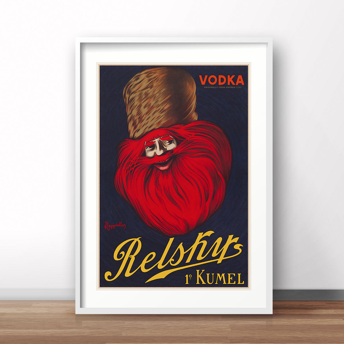 Relskys Vodka retro vintage poster print from Places We Luv
