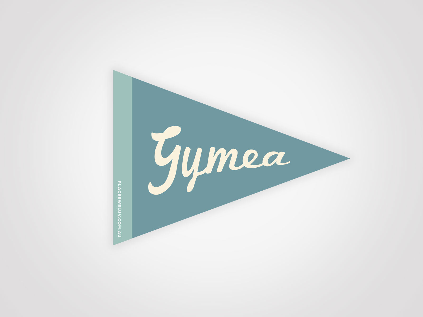 Gymea vintage travel flag decals by places we luv