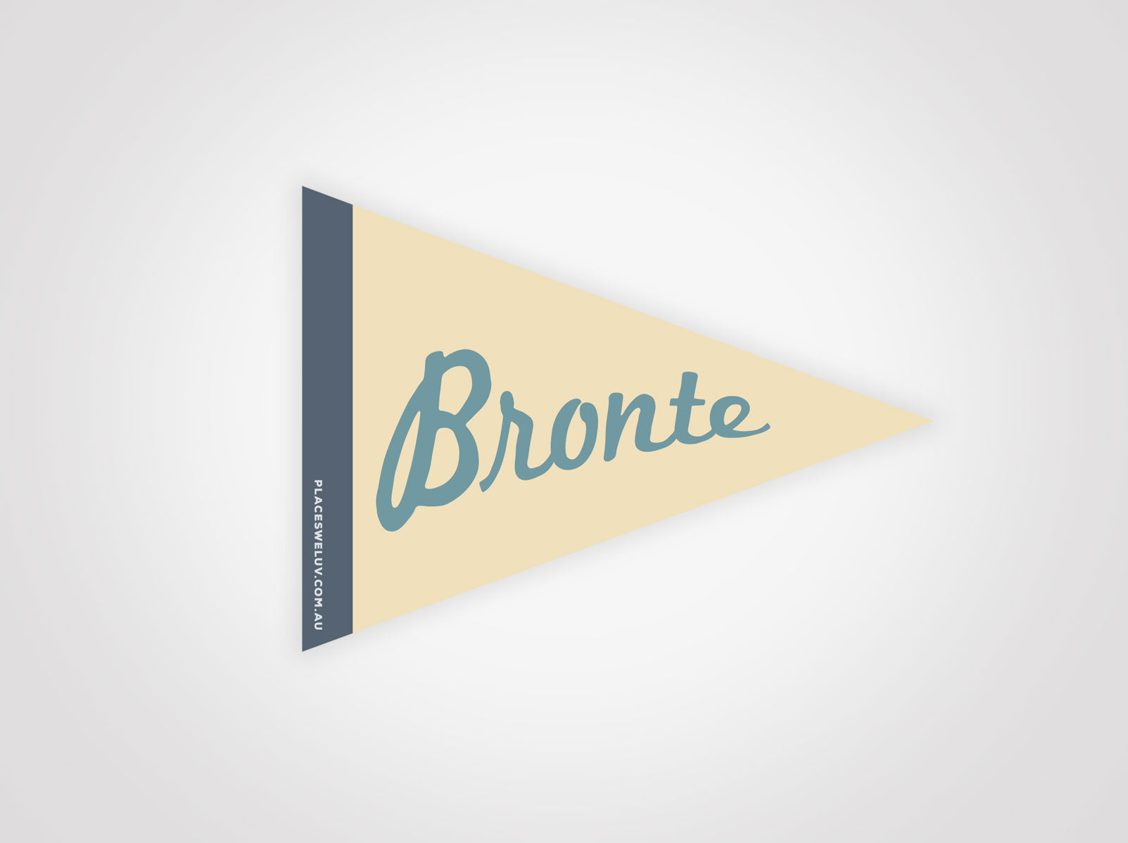 Bronte retro vintage travel decal by places we luv
