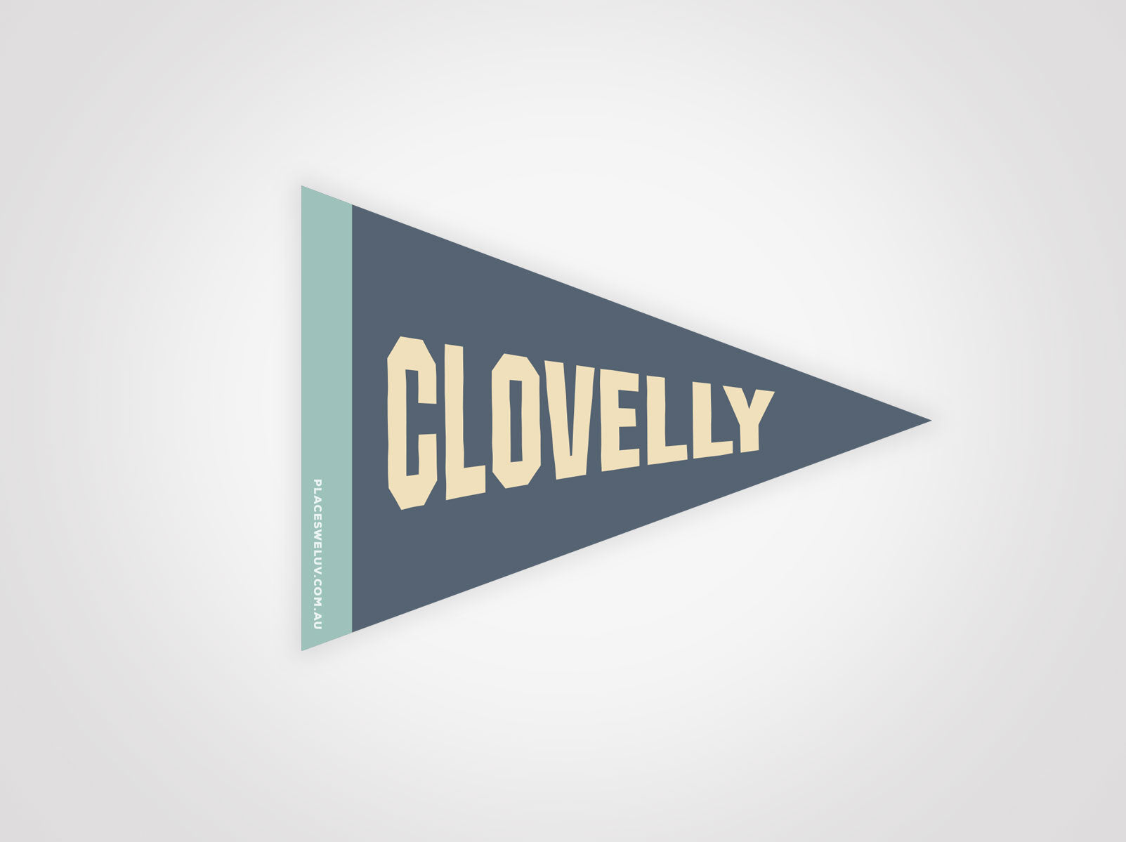 Clovelly travel flag decal