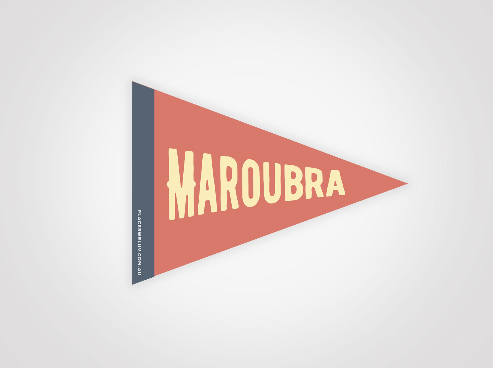 Maroubra retro travel decal by places we luv