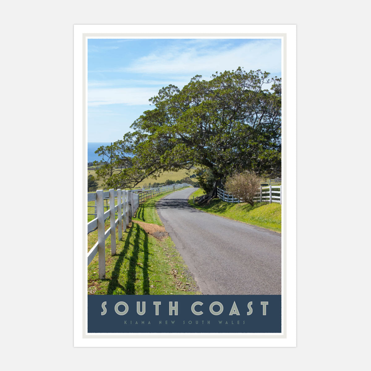 South Coast Road Travel Print